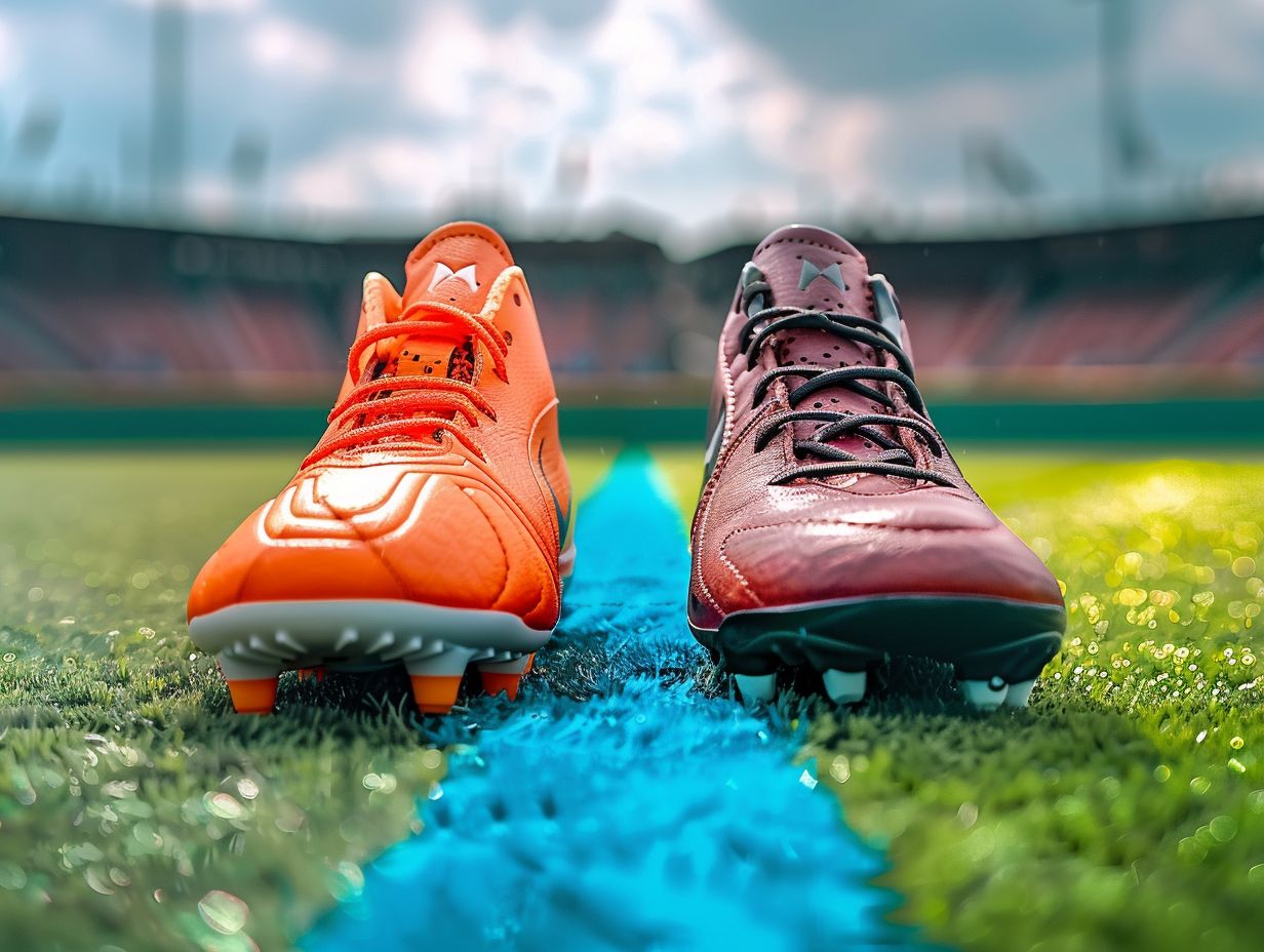 what are the different types of softball cleats?